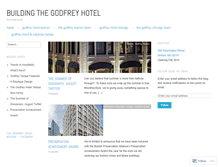 Tablet Screenshot of buildingthegodfreyhotel.com
